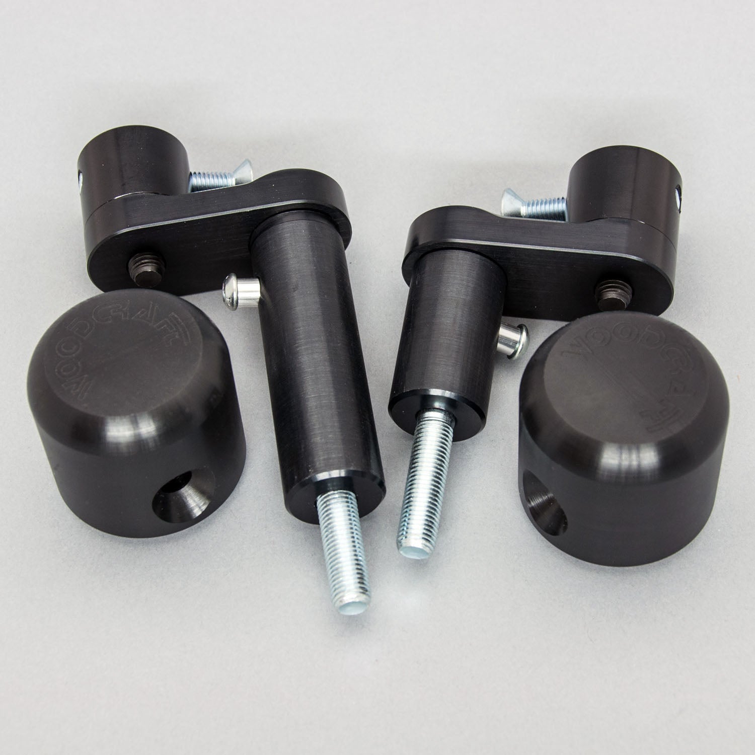 Woodcraft 2018-23 Kawasaki Ninja400, 2019-23 Z400, Ninja500 Frame Slider Kit - Street (No Cut)