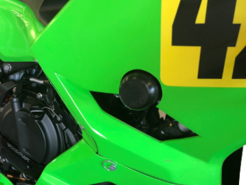 Woodcraft Kawasaki Ninja 400 2018-23, Ninja 500 Race Only Frame Slider w/ pucks