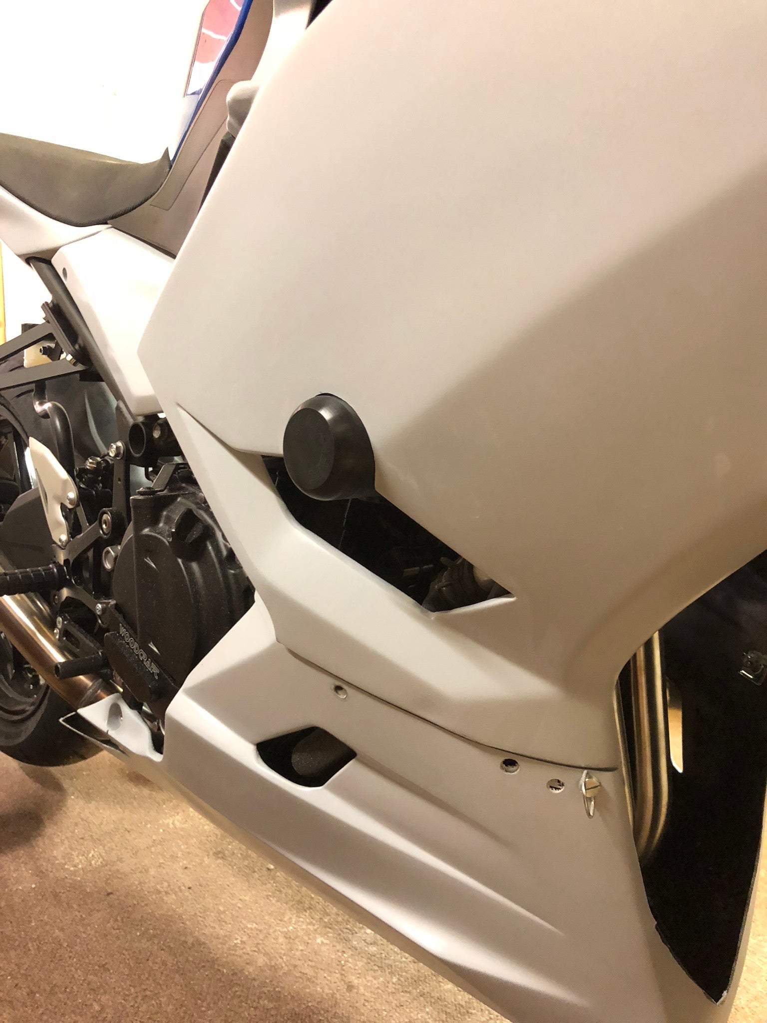 Woodcraft Kawasaki Ninja 400 2018-23, Ninja 500 Race Only Frame Slider w/ pucks