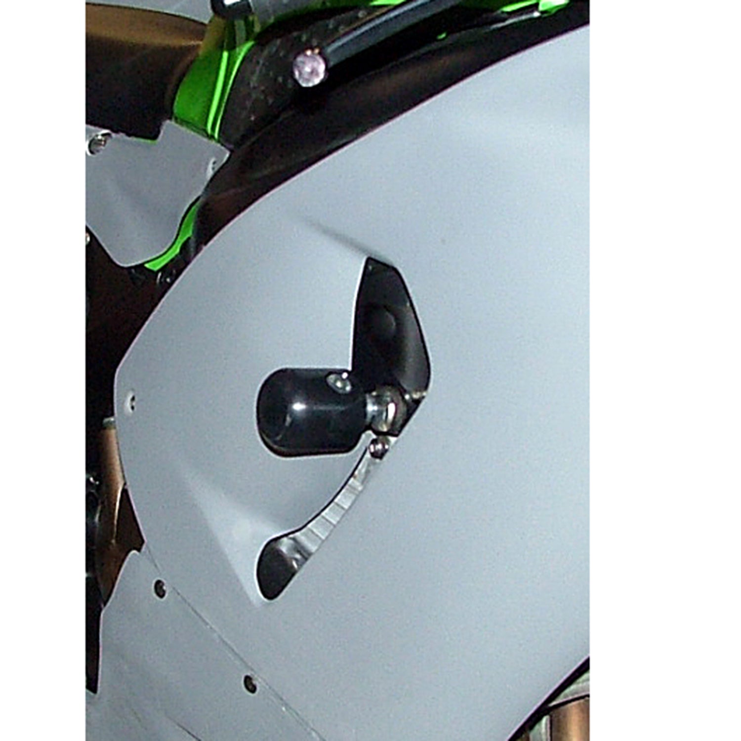 Woodcraft 2005-06 Kawasaki ZX636/RR Frame Slider Kit with pucks