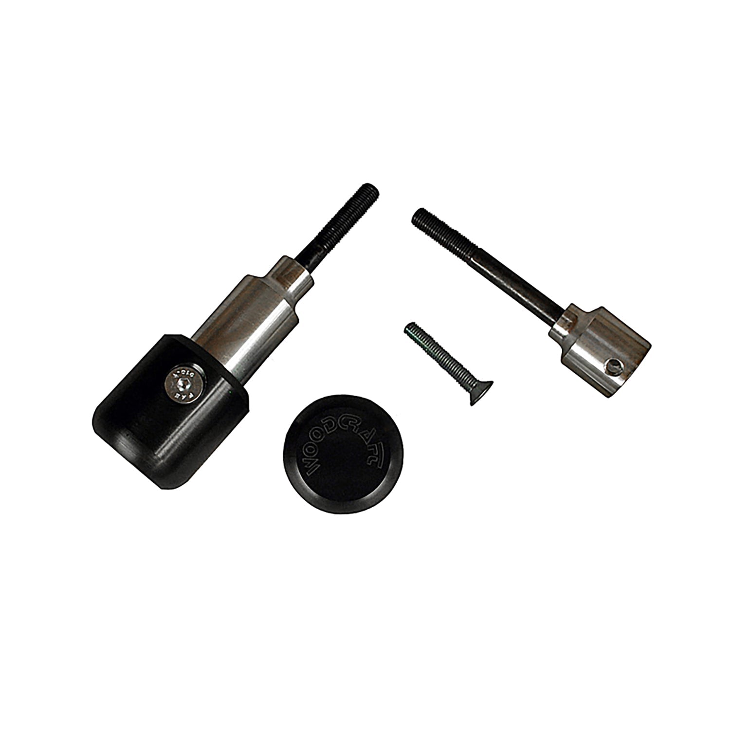 Woodcraft 2005-06 Kawasaki ZX636/RR Frame Slider Kit with pucks