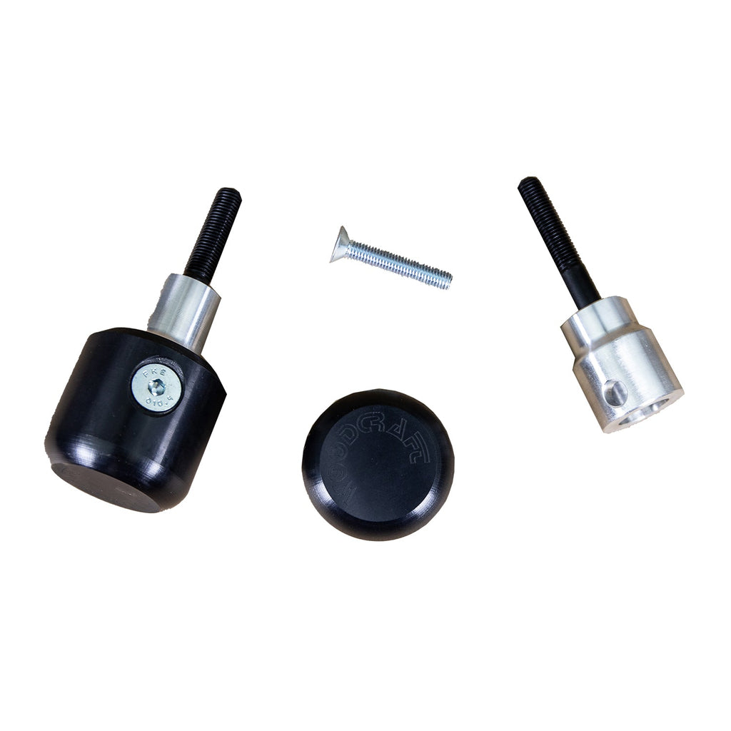 Woodcraft 2009-12 Kawasaki ZX6R Race Only Frame Slider Kit with pucks