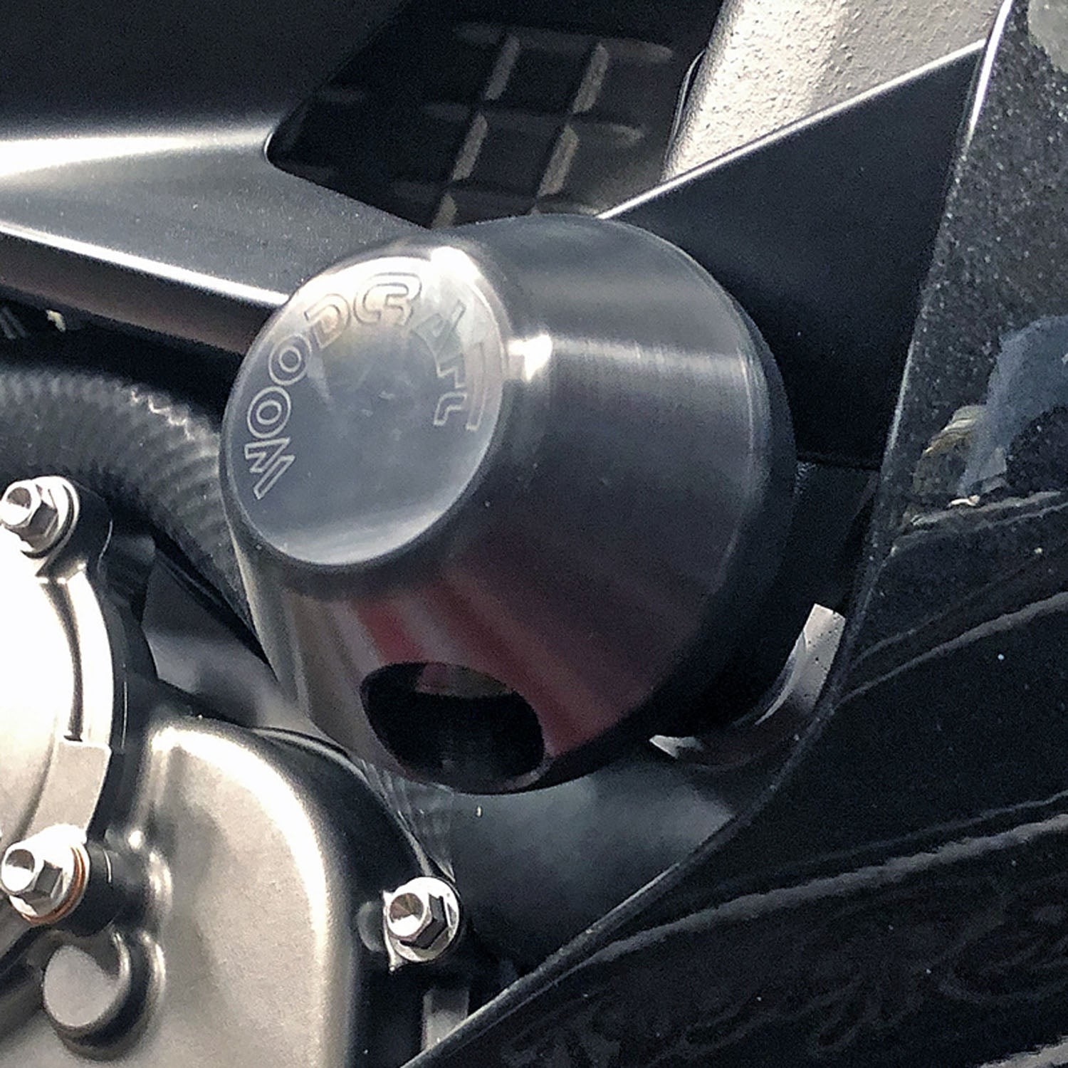 Woodcraft Kawasaki ZX636R Frame Slider Kit w/ pucks