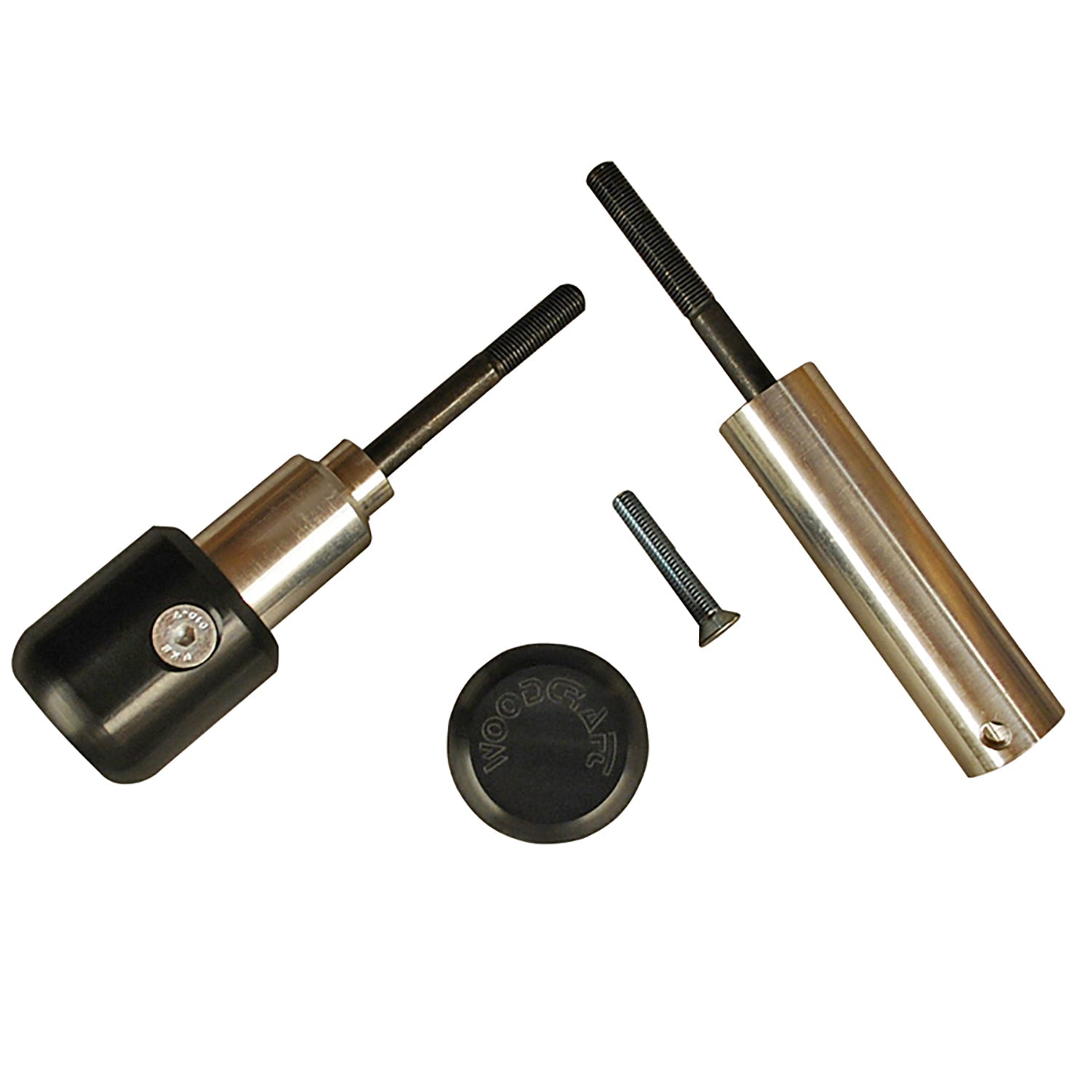 Woodcraft 1999-02 Suzuki SV650 Frame Slider Kit with pucks