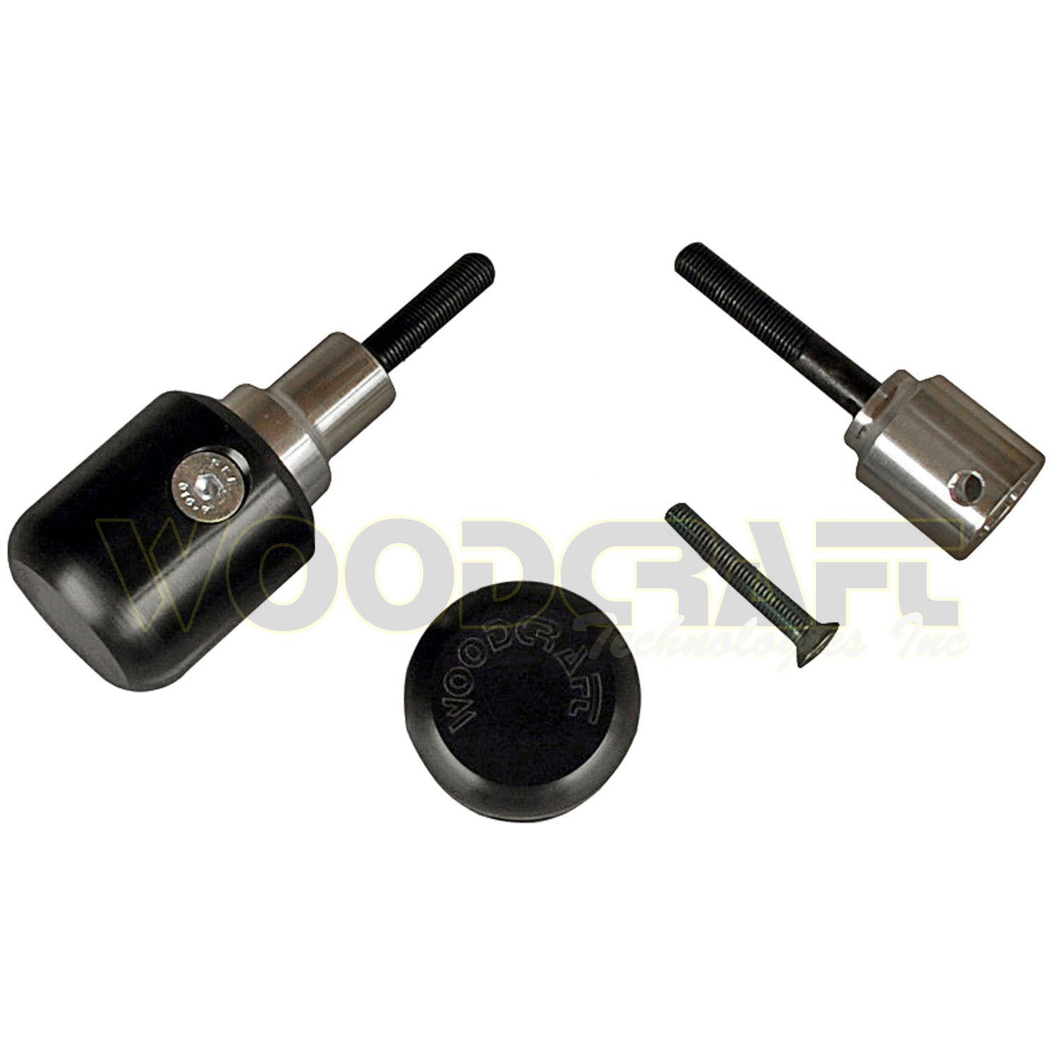Woodcraft 1998-05 Suzuki GSXR600, 2000-05 GSXR750, 2001-06 GSXR1000 Frame Slider Base Kit with pucks