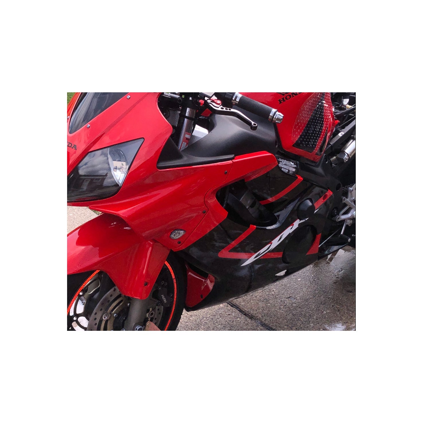Woodcraft 1999-08 Honda F4/F4i Frame Slider Kit with pucks