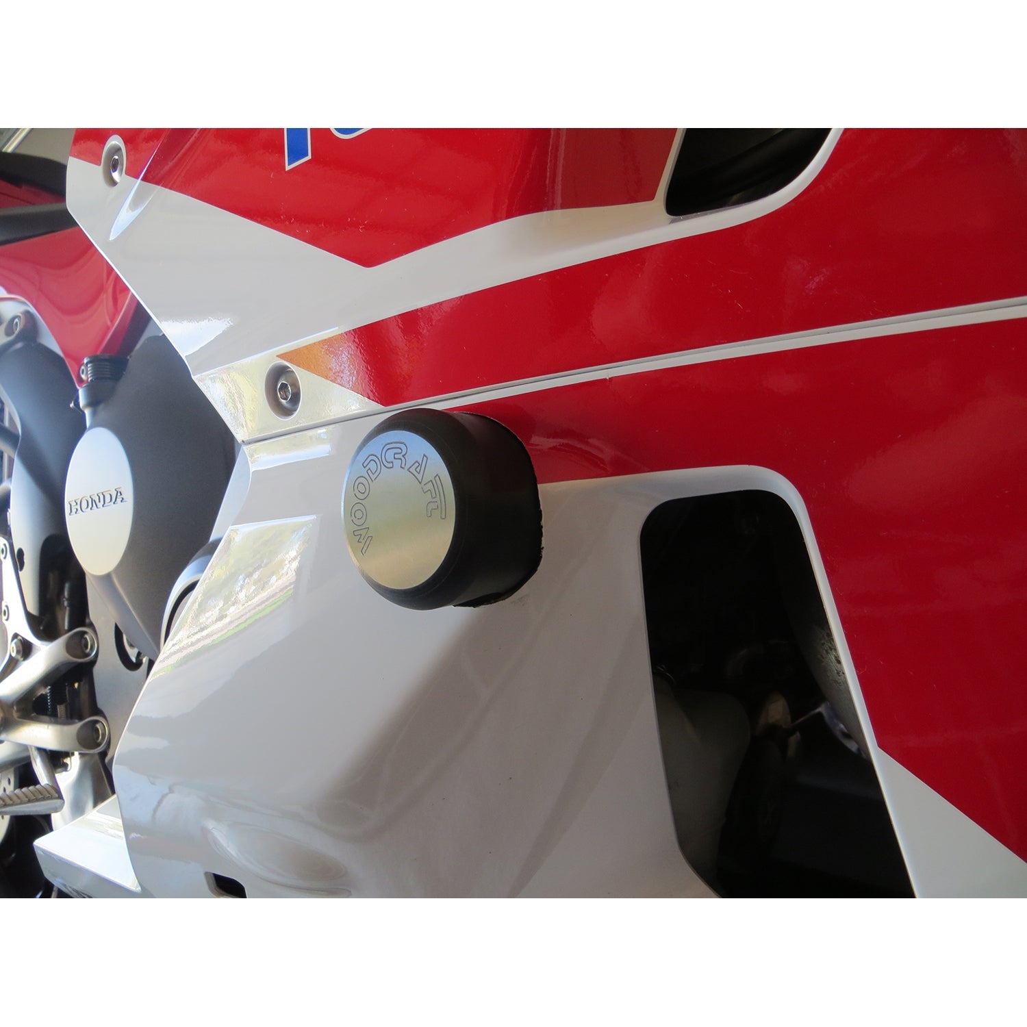 Woodcraft Honda CBR600RR Frame Slider Kit with pucks