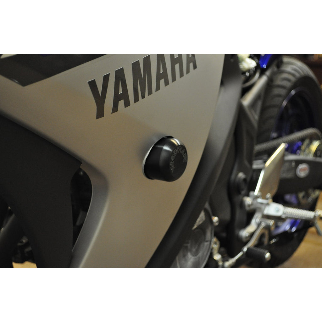 Woodcraft 2015-18 Yamaha R3, 2019+ RACE ONLY Frame Slider Kit with pucks
