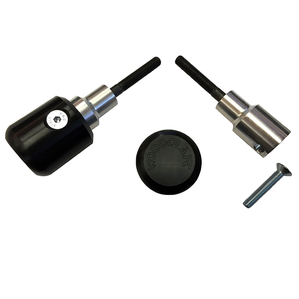 Woodcraft 2015-18 Yamaha R3, 2019+ RACE ONLY Frame Slider Kit with pucks