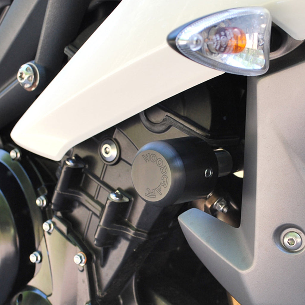 Woodcraft Triumph Daytona 675 / Street Triple 675 2013-17, Street Triple 765 RS Frame Slider Kit with pucks