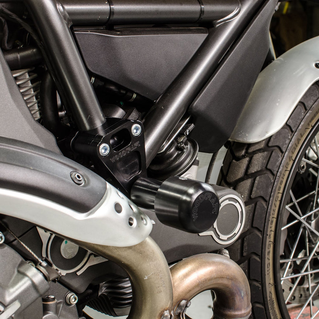 Woodcraft Ducati Scrambler Frame Slider Kit (Includes 50-1399 Pucks)