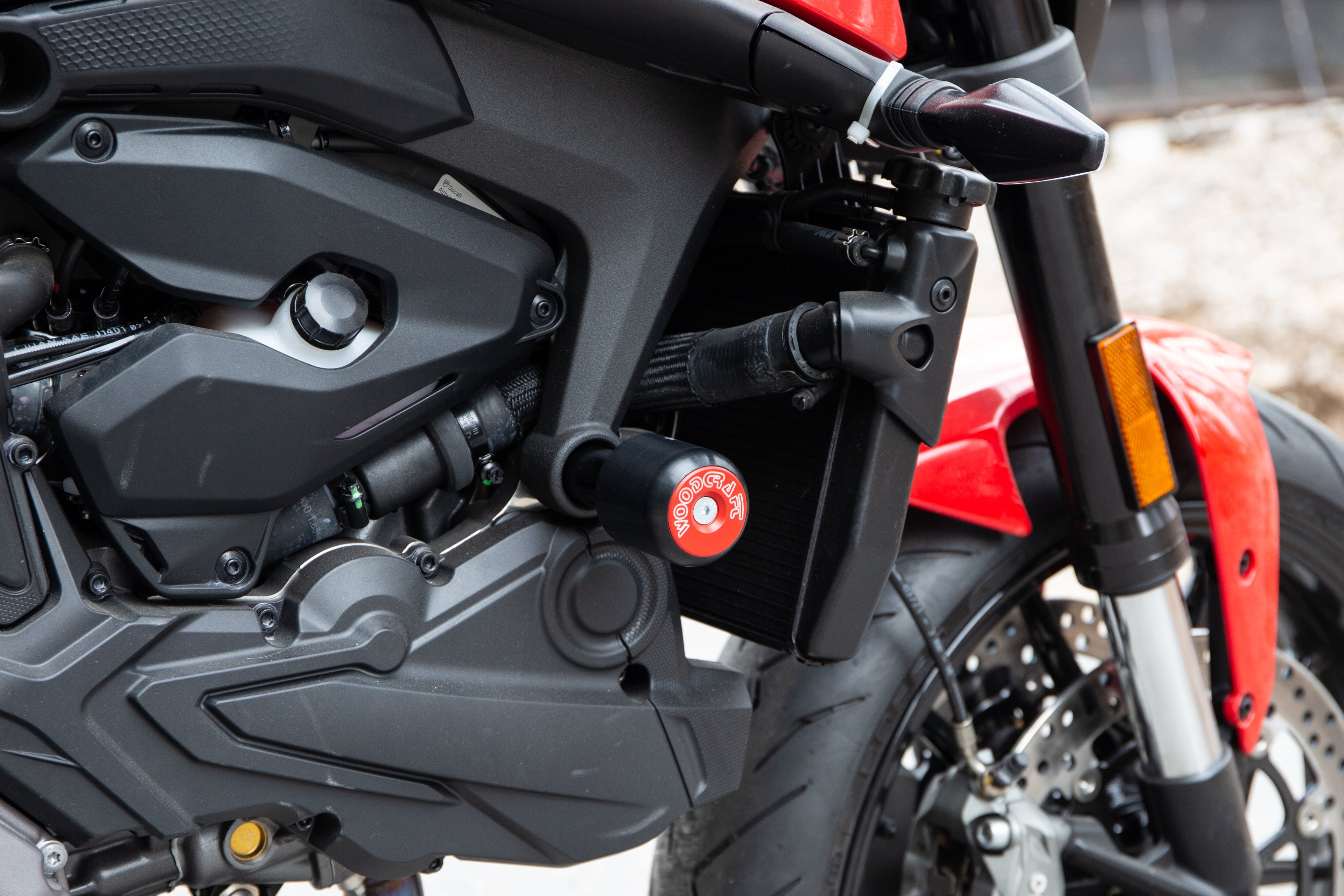Woodcraft Ducati Monster 937 Frame Slider Kit w/ Pucks