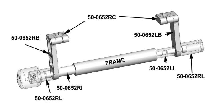 Woodcraft Ducati Hypermotard 950 Frame Slider Kit