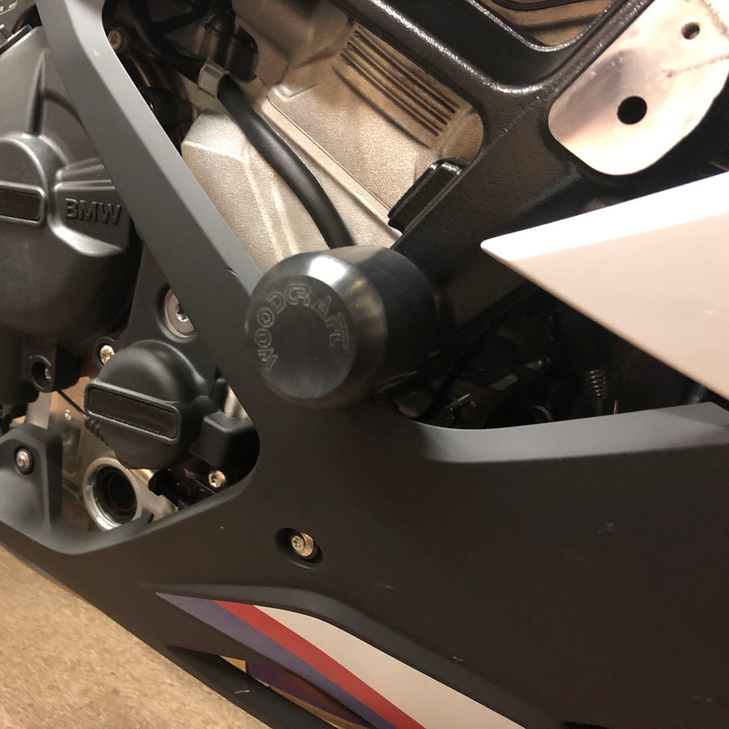 Woodcraft BMW S1000RR Frame Slider Kit w/ Pucks