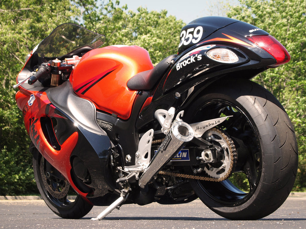 Brock's Performance Dual ShortMeg Slip-On System Suzuki Hayabusa (08-20)