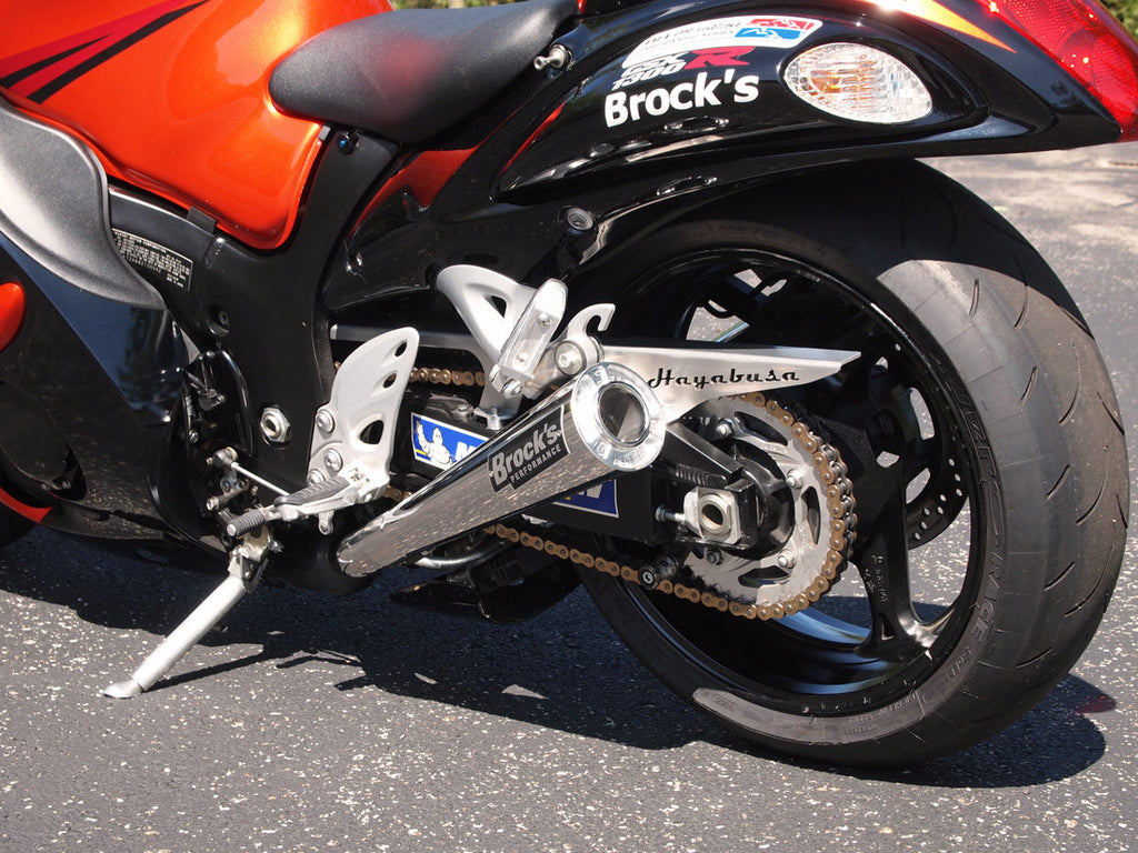 Brock's Performance Dual ShortMeg Slip-On System Suzuki Hayabusa (08-20)