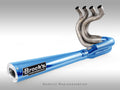 Brock's Performance TiWinder Blue Full System w/ 18" Muffler Street Baffle GSX-R1000 (01-04)