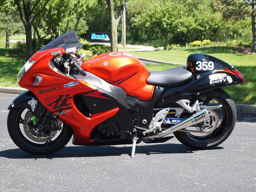 Brock's Performance Dual Alien Head Slip-On System Suzuki Hayabusa (08-20)