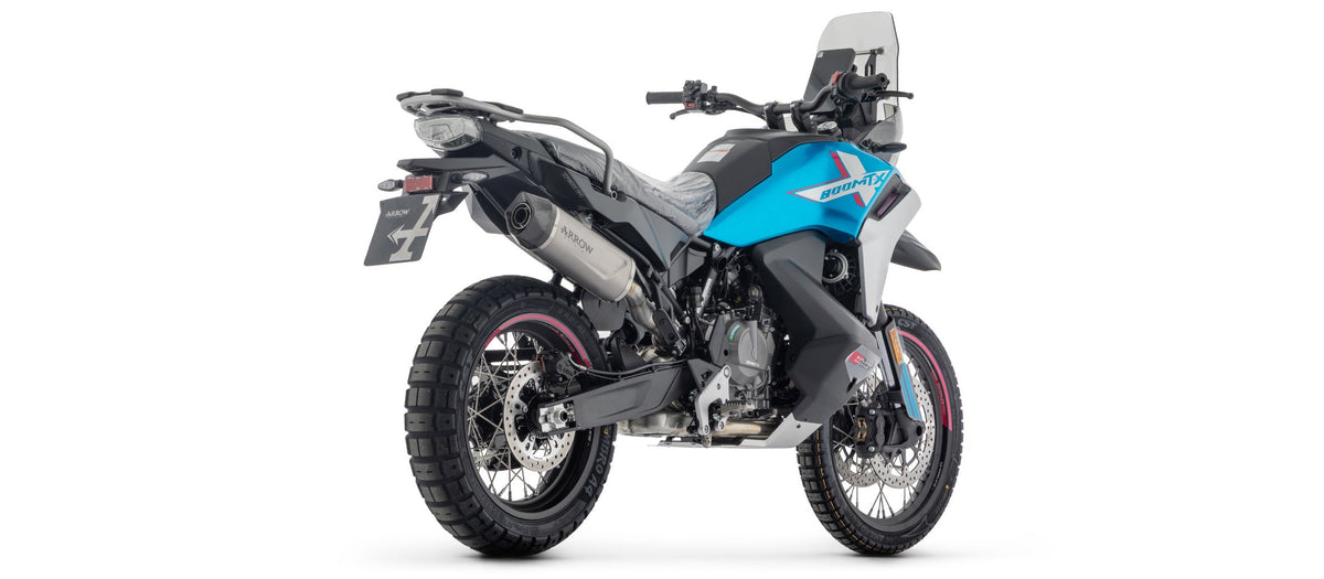 Arrow Indy Race EVO Titanium Slip On with Carbon End Cap - CFMoto 800MT-X