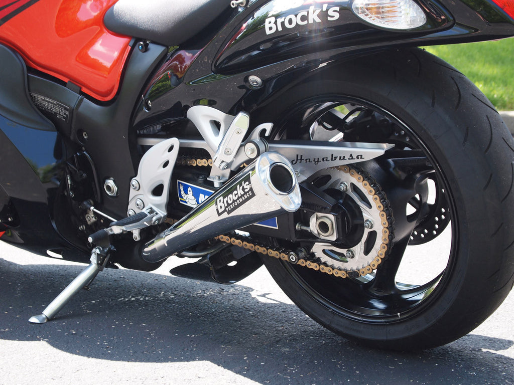 Brock's Performance Dual Alien Head Slip-On System Suzuki Hayabusa (08-20)