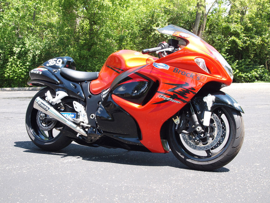 Brock's Performance Dual Alien Head Slip-On System Suzuki Hayabusa (08-20)
