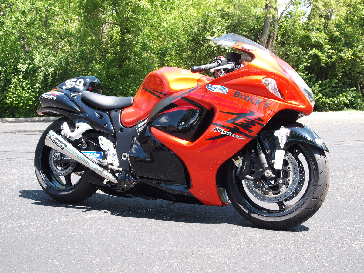 Brock's Performance Dual Alien Head Slip-On System Suzuki Hayabusa (08-20)