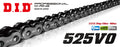 D.I.D. 525 VO Series Natural Plated O-Ring Sealed Chain