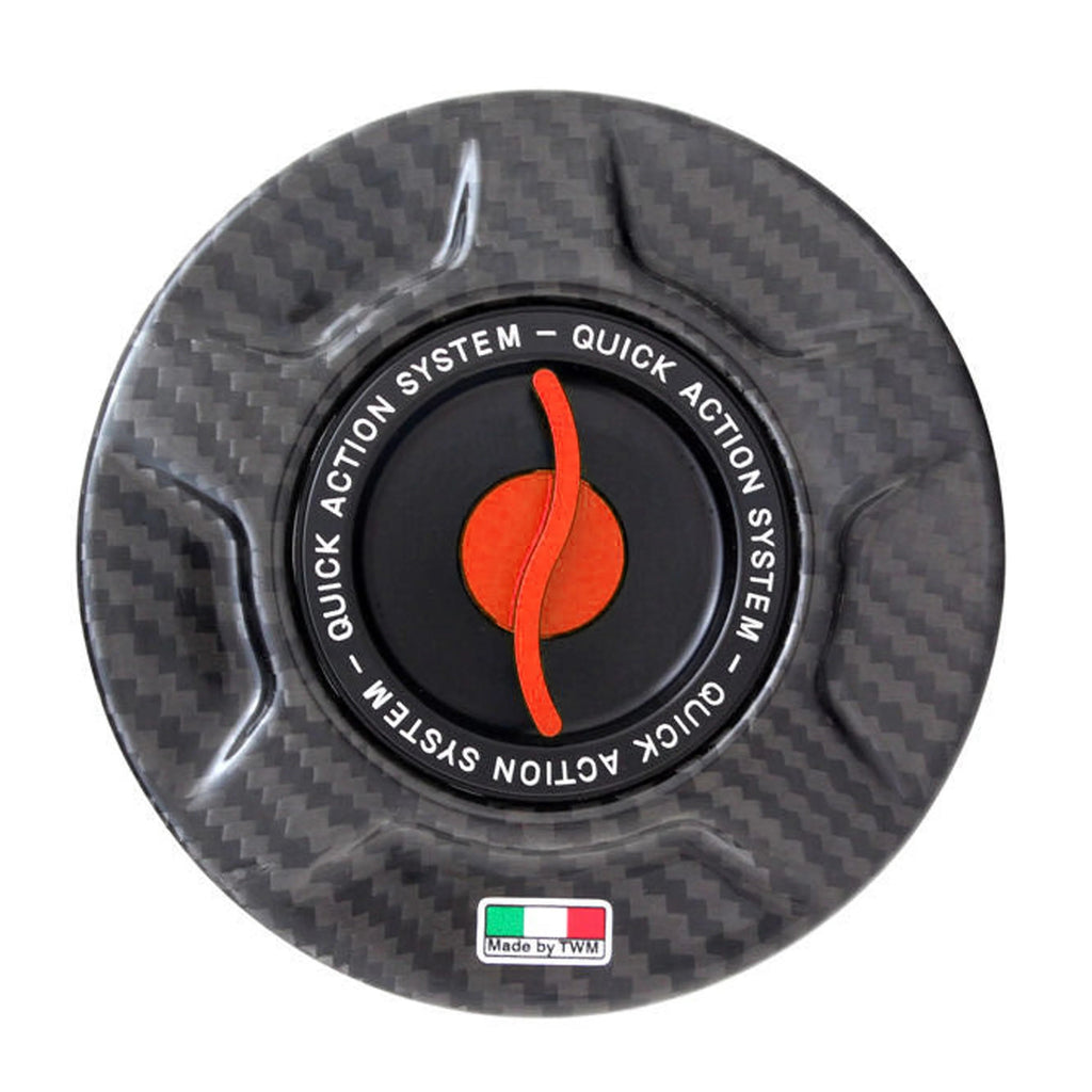 TWM Quick Action Carbon Gas Cap For Ducati - Ducati DesertX/Monster