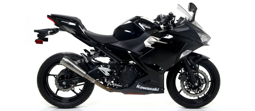 Arrow Nichrom Pro-Race Slip On - Kawasaki Z400/EX400 Ninja 400