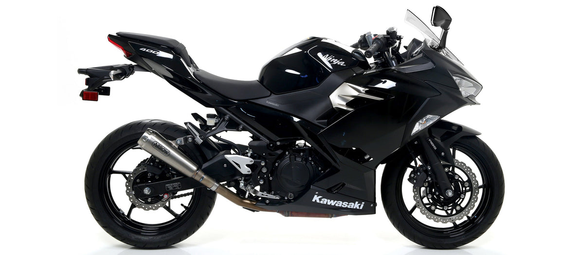 Arrow Nichrom Pro-Race Slip On - Kawasaki Z400/EX400 Ninja 400