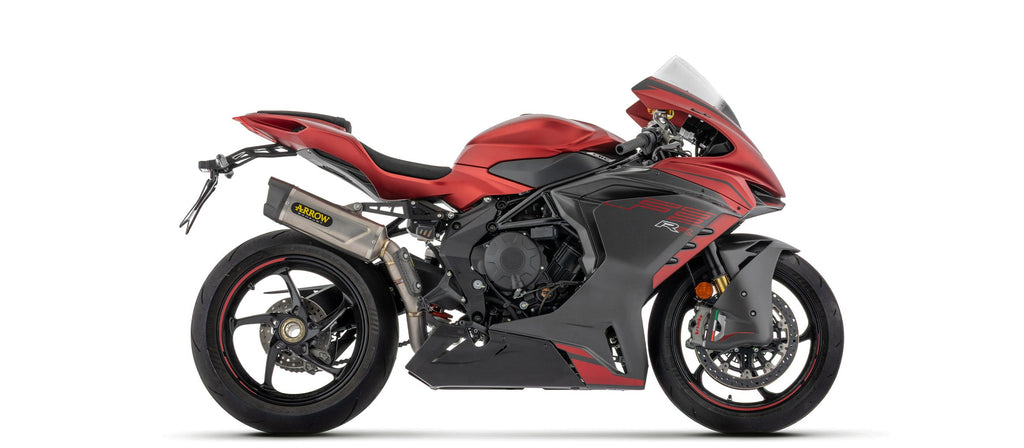 Arrow Indy Race EVO Full Titanium Slip On with Carbon End Cap - MV Agusta F3/F3 800