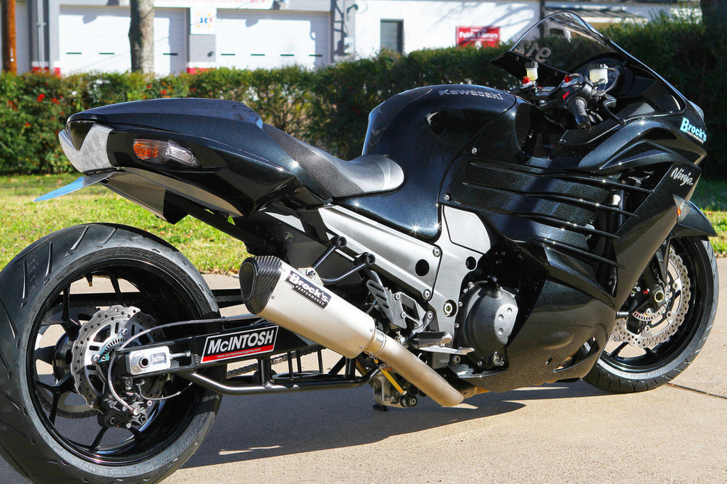 Brock's Performance CT Single Full System w/ 16" Muffler ZX-14/R (06-25)