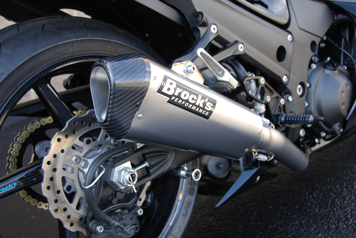 Brock's Performance CT Single Full System w/ 16" Muffler ZX-14/R (06-25)