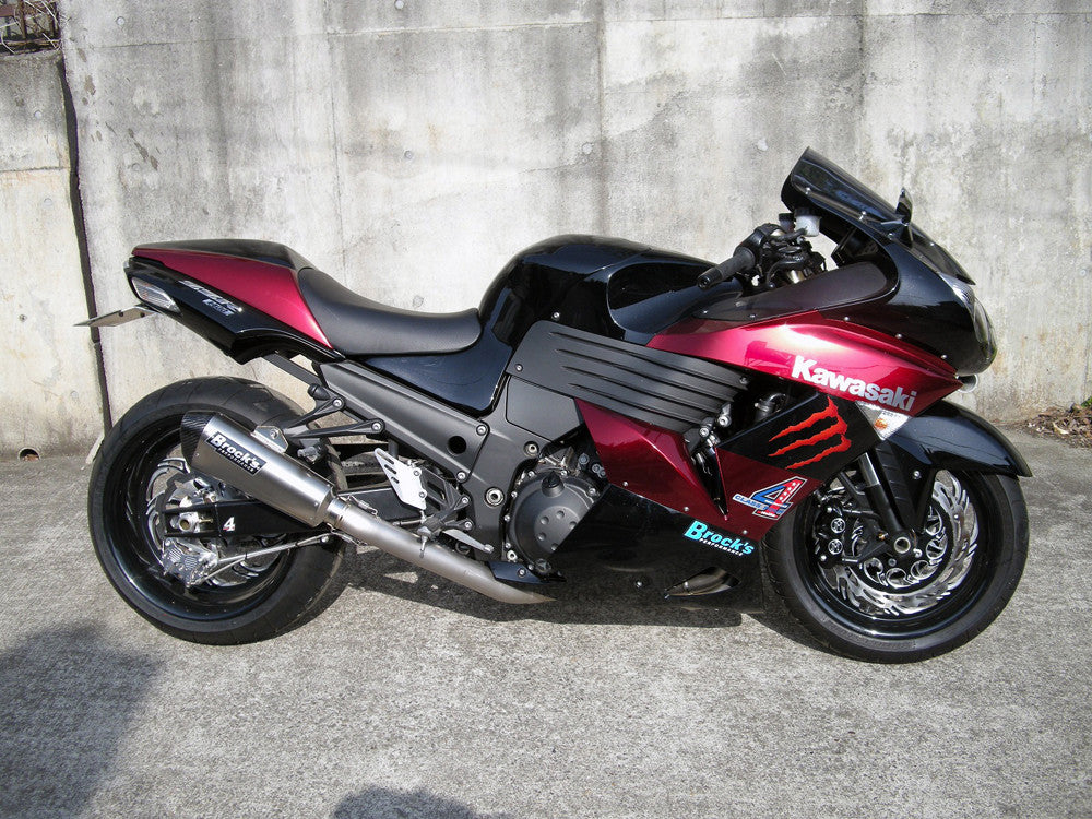 Brock's Performance CT Single Full System w/ 16" Muffler ZX-14/R (06-25)