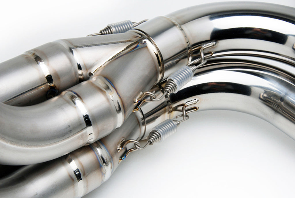 Brock's Performance TiWinder Polished Full System w/ 18" Muffler Street Baffle GSX-R1000 (07-08)