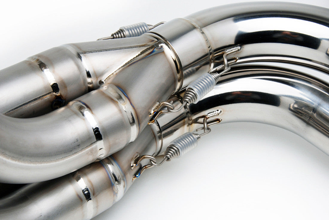 Brock's Performance TiWinder Polished Full System w/ 18" Muffler Street Baffle GSX-R1000 (07-08)