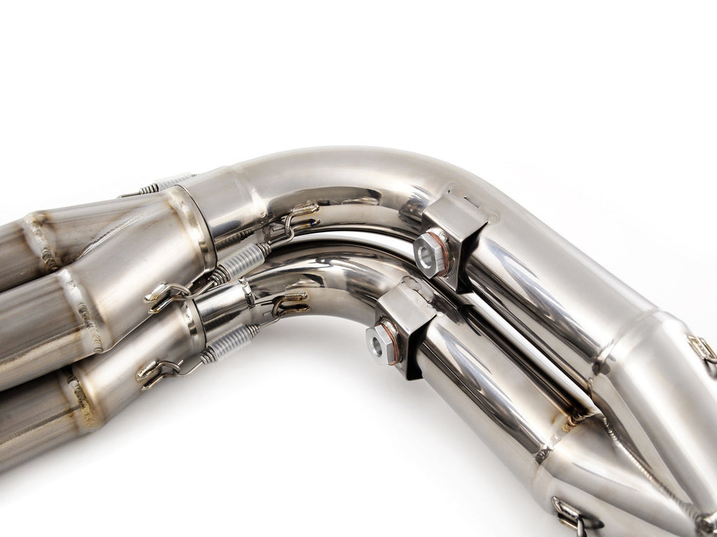Brock's Performance TiWinder Polished Full System w/ 18" Muffler Street Baffle GSX-R1000 (07-08)