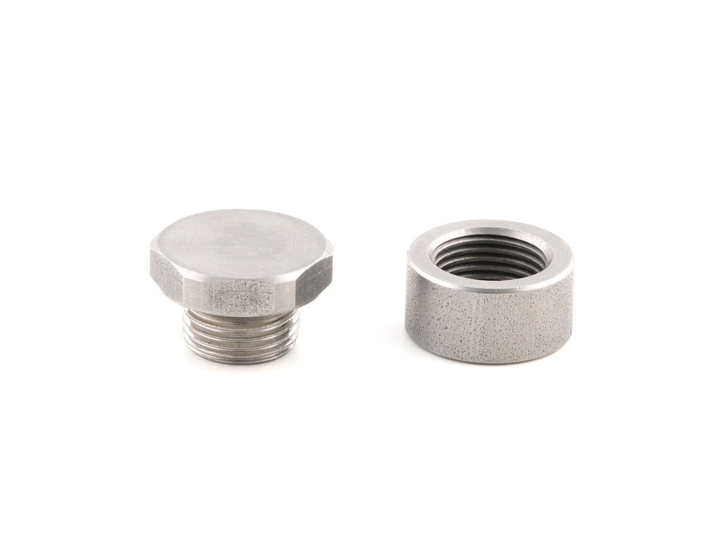 Brock's Performance Oxygen Sensor Bung & Plug Kit Stainless Steel