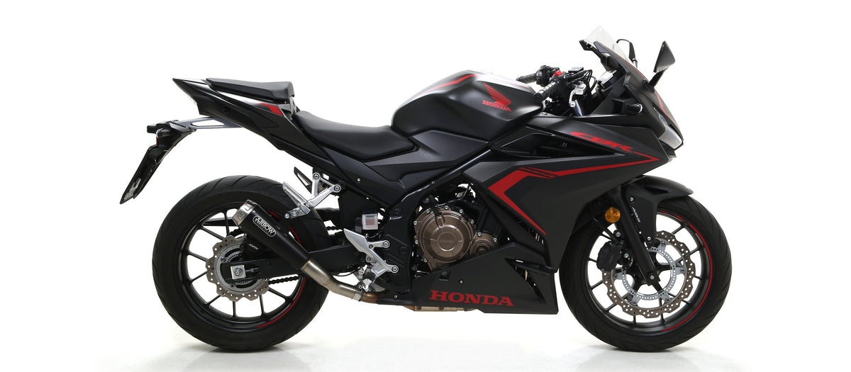 Arrow Pro-Race Nichrom "Dark" Slip On - Honda CB500F/CBR500R