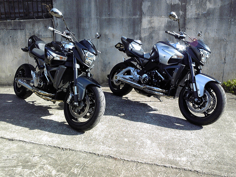 Brock's Performance TiWinder Polished Full System w/ 18" Muffler Street Baffle B-King (08-11)