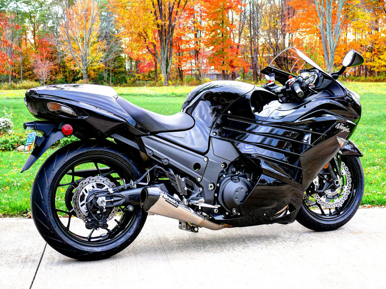 Brock's Performance CT Megaphone Full System w/ 17" Muffler ZX-14/R (06-25)