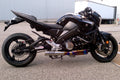 Brock's Performance TiWinder Polished Full System w/ 18" Muffler Race Baffle B-King (08-11)