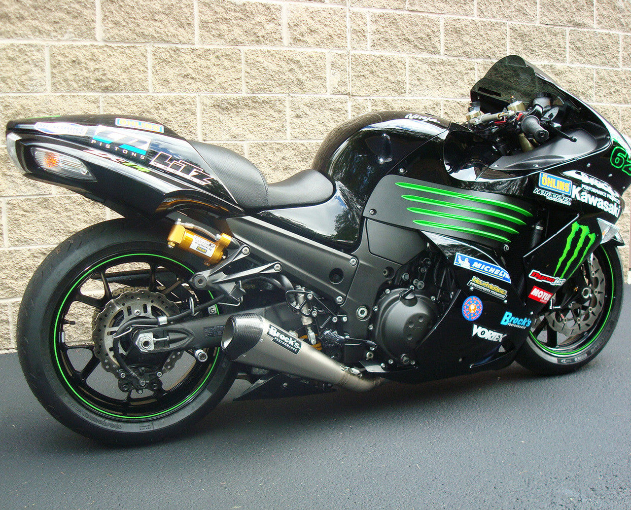 Brock's Performance CT Megaphone Full System w/ 17" Muffler ZX-14/R (06-25)