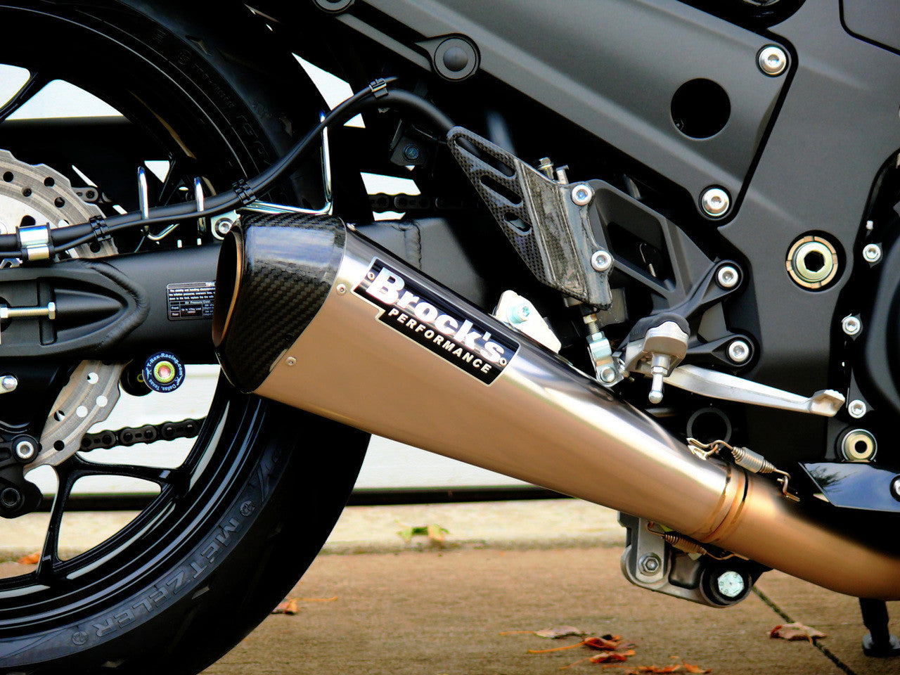 Brock's Performance CT Megaphone Full System w/ 17" Muffler ZX-14/R (06-25)