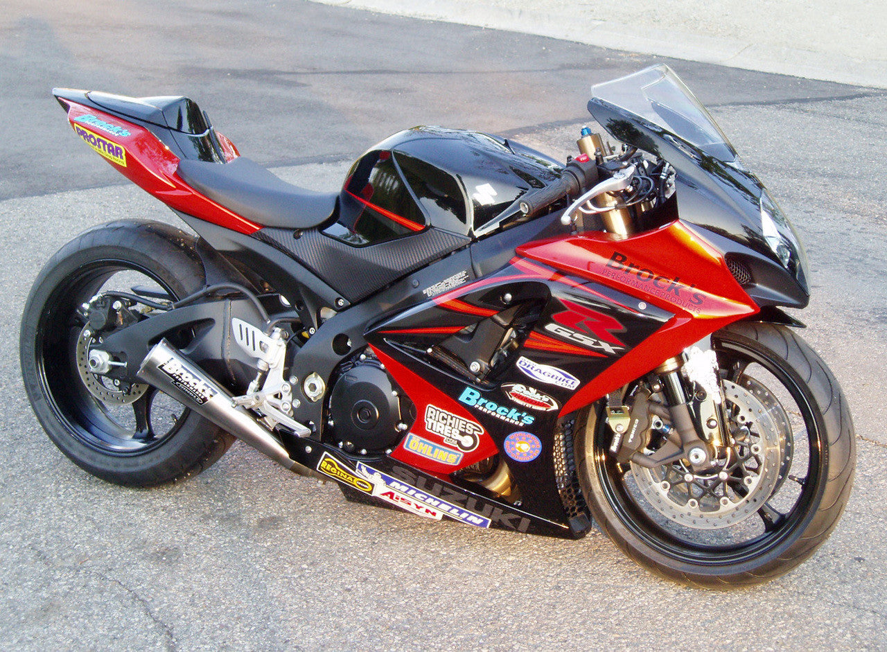 Brock's Performance Alien Head Full System 14" Muffler GSX-R1000 (07-08)