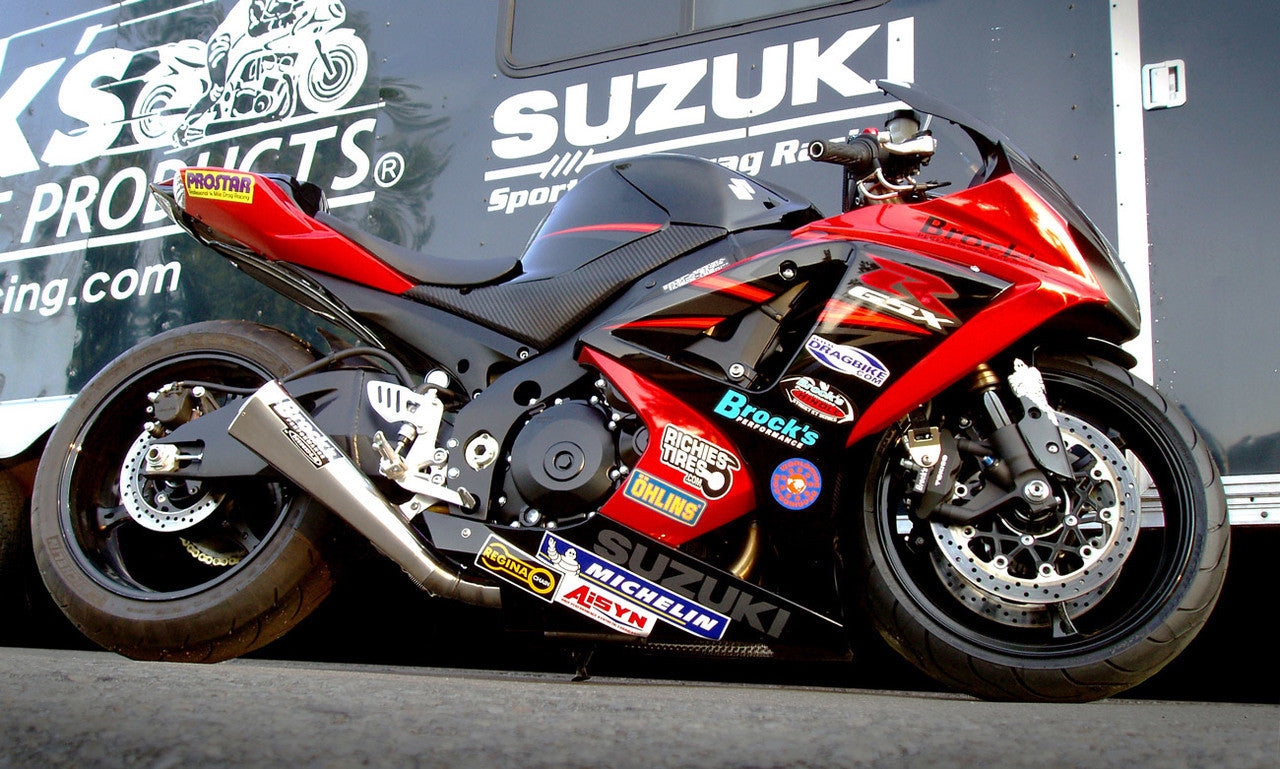 Brock's Performance Alien Head Full System 14" Muffler GSX-R1000 (07-08)