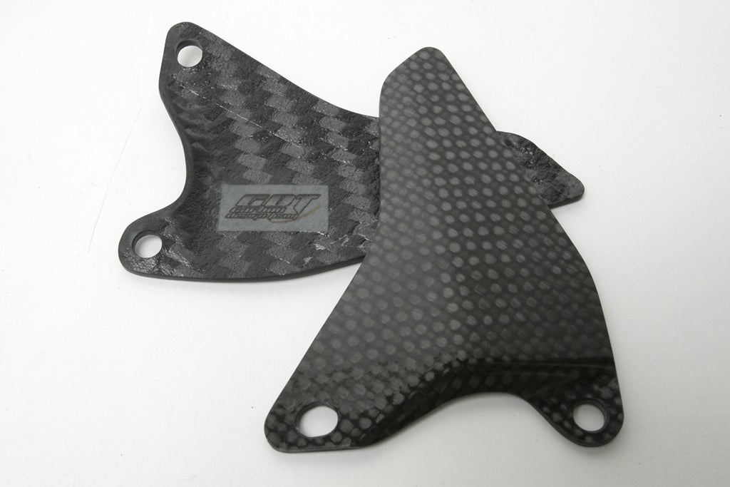 Fullsix Carbon Heel Guards Pair (no Holes) - Ducati 848/1098