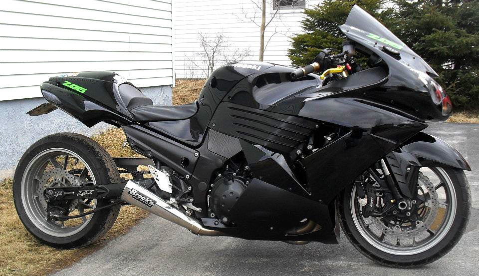 Brock's Performance Alien Head Full System 14" Muffler ZX-14 (06-11)