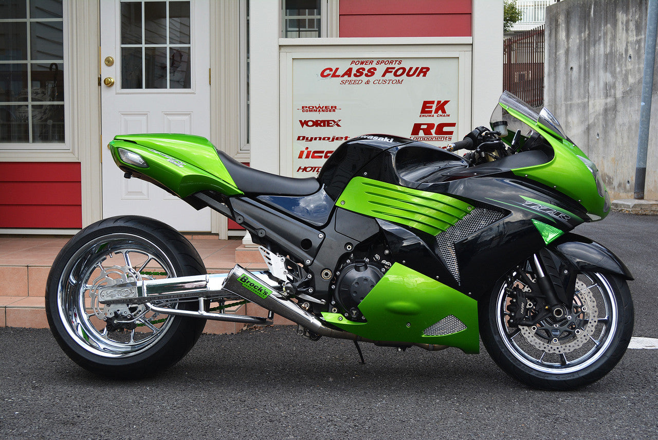 Brock's Performance Alien Head Full System 14" Muffler ZX-14 (06-11)