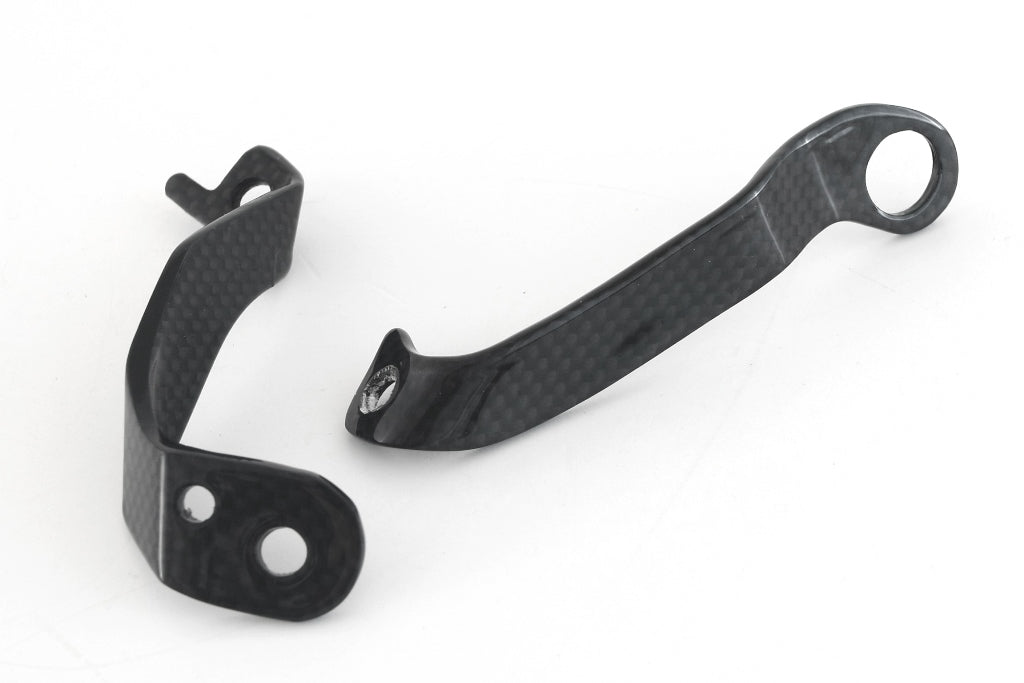 Fullsix Carbon Brake and Clutch Reservoir Mounts - Set - Ducati Panigale V4